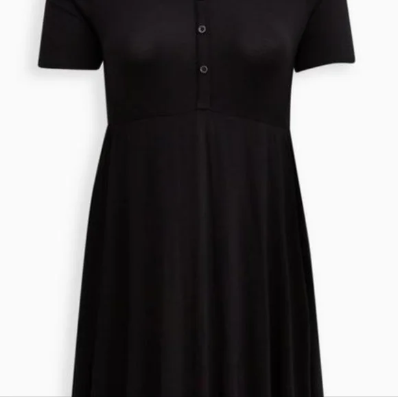 Super Soft Preppy Collar Dress Size 4 by Torrid - Picture 3 of 13